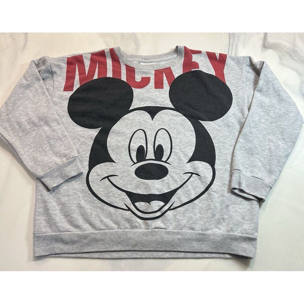 Disney Gray Mickey Mouse Sweatshirt